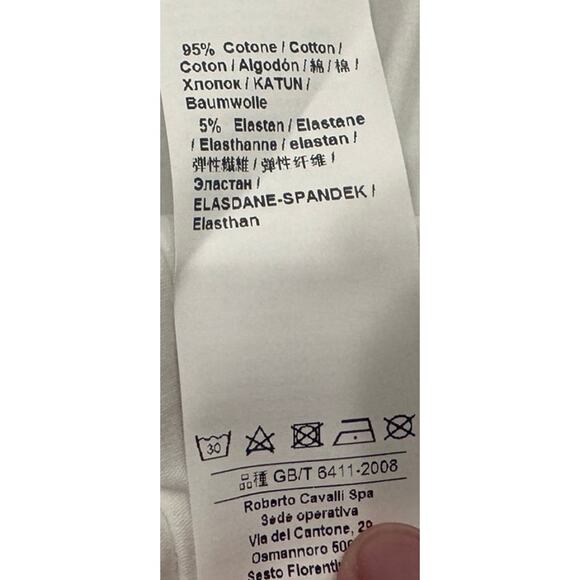 13-68 ROBERTO CAVALLI Men's NWT Cotton Boxer Brief Underwear White M - Picture 6 of 7